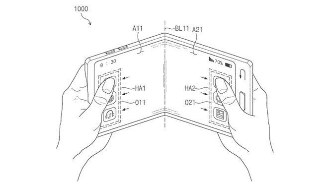 Samsung Galaxy X katlanabilir akıllı telefon