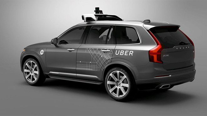 Uber sürücüsüz araç