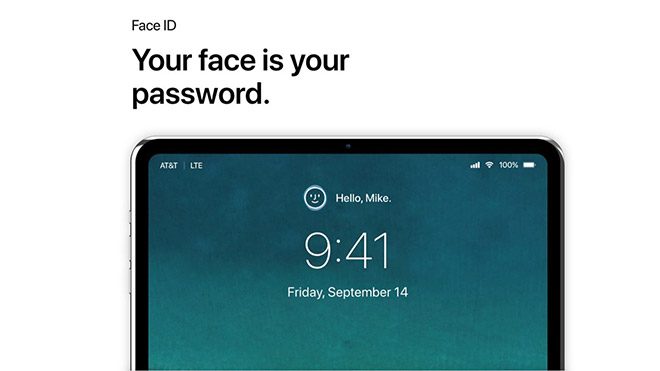 Apple iPad Pro Face ID