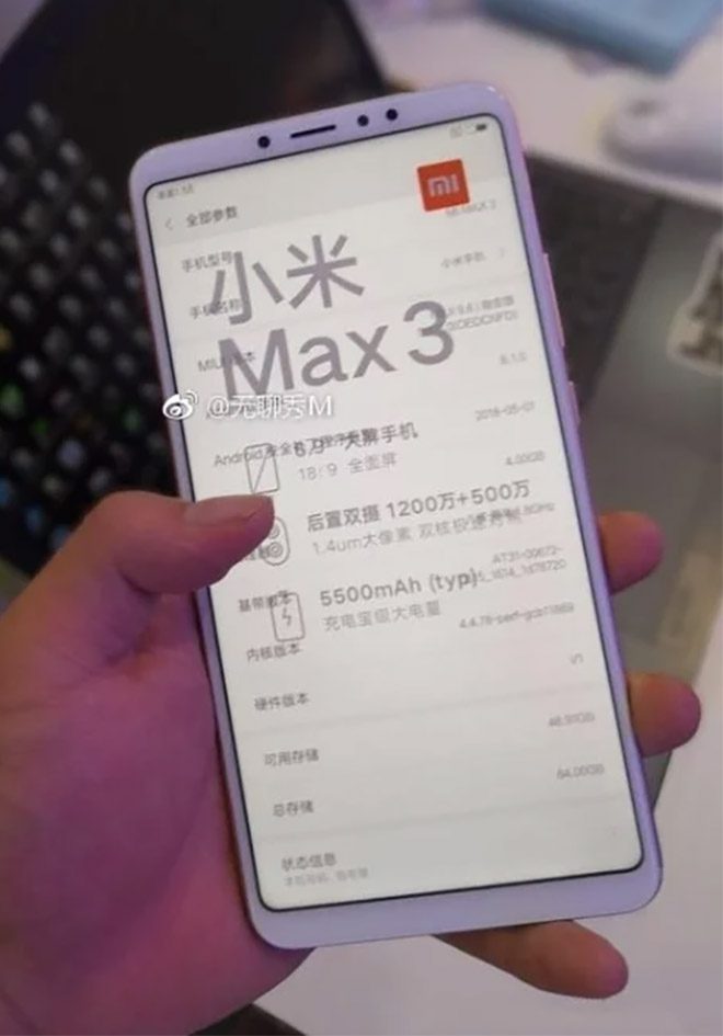 Xiaomi Mi Max 3