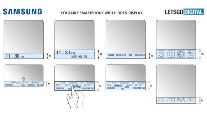 Samsung Galaxy X katlanabilir akıllı telefon