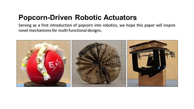 patlamış mısır robotik sistem