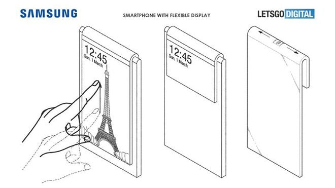 Samsung akıllı telefon patent