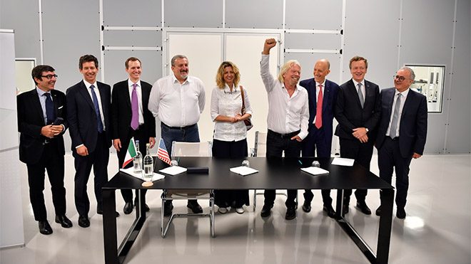 Virgin Galactic İtalya Avrupa