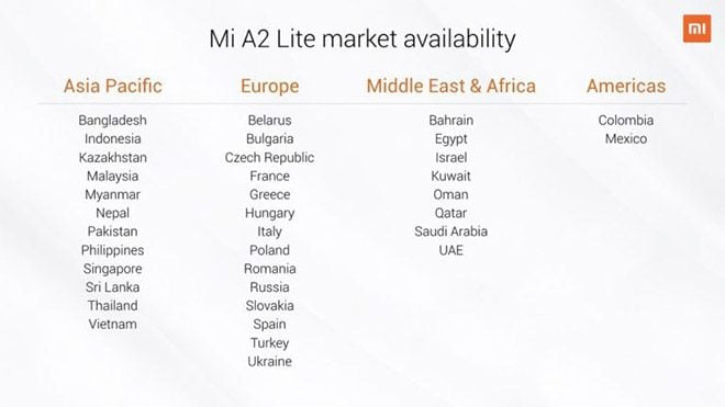 Xiaomi Mi A2 ve Mi A2 Lite