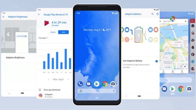 Android 9.0 Pie Huawei, HTC, Sony