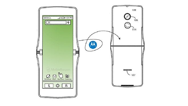 Motorola RAZR katlanabilir akıllı telefon
