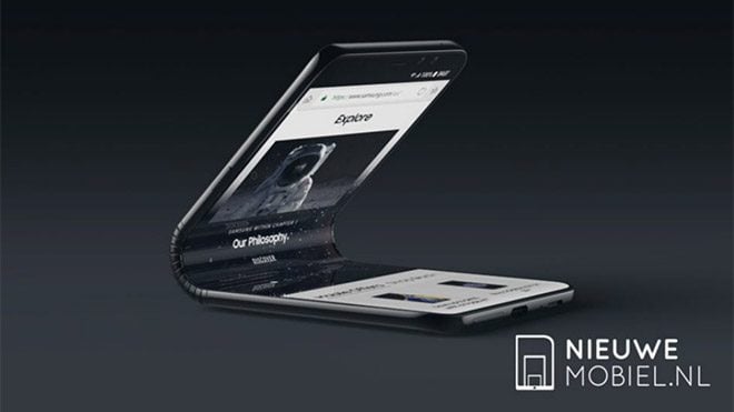 Samsung Galaxy F katlanabilir akıllı telefon