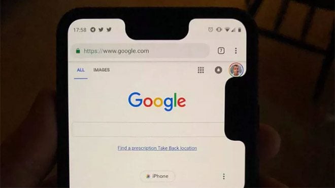 Akıllı telefonu Google Pixel 3 XL