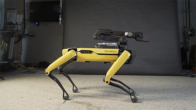 Boston Dynamics robot köpek Spot video