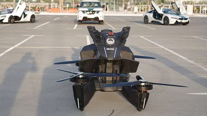 Hoversurf uçan motosiklet modeli Hoverbike Scorpion 3