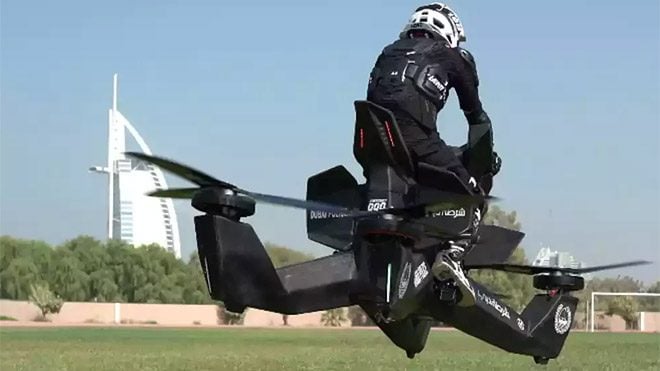 Hoversurf uçan motosiklet modeli Hoverbike Scorpion 3