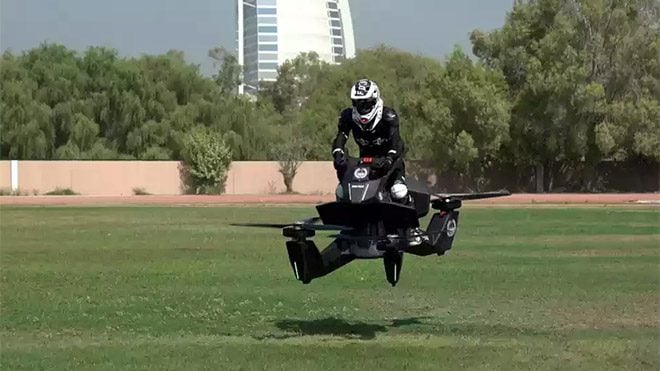 Hoversurf uçan motosiklet modeli Hoverbike Scorpion 3