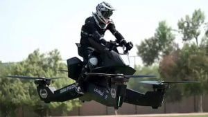 Hoversurf uçan motosiklet modeli Hoverbike Scorpion 3