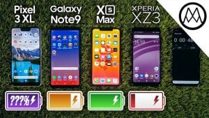 Google Pixel 3 XL vs Galaxy Note 9 vs iPhone Xs Max Xperia XZ3