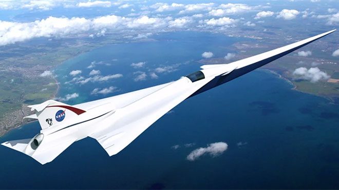 Süpersonik uçak Lockheed Martin X-59 Quiet Supersonic Technology (QueSST)