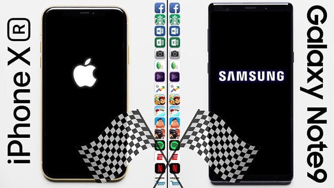 Apple iPhone XR vs Samsung Galaxy Note 9