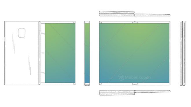  katlanabilir ekranlı Samsung tablet