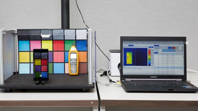 Samsung akıllı telefon test