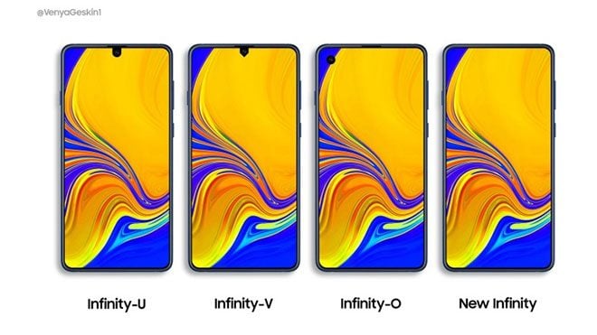 Samsung Infinity ekranlar