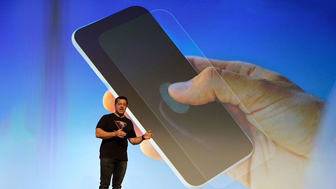 Akıllı telefon güvenliğinde ekrana entegre üç boyutlu ultrasonik parmak izi sensörü