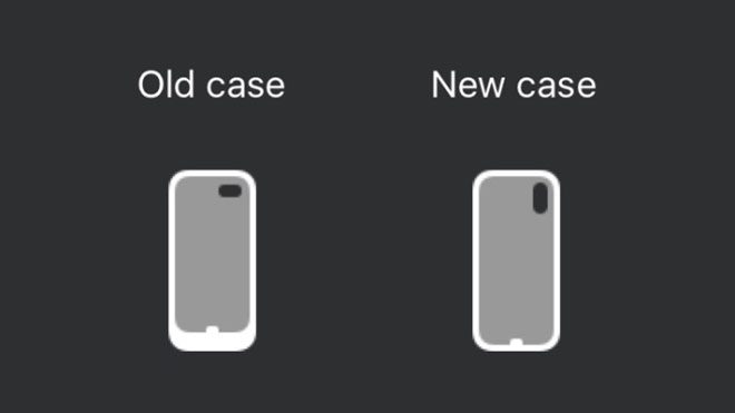 iPhone Xs iPhone Xs Max kılıf pilli kılıf