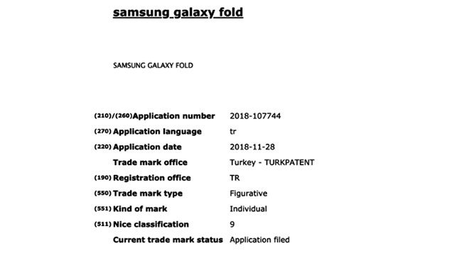 Katlanabilir akıllı telefon Samsung Galaxy Fold