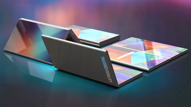 Samsung'un katlanabilir yapıdaki iki ekranlı akıllı telefon nasıl görünecek?
