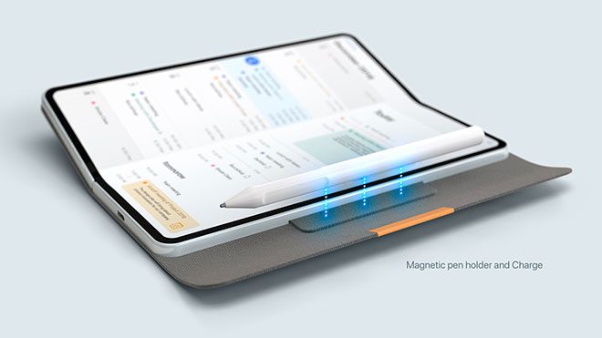 katlanabilir ekranlı tablet éf NOTE