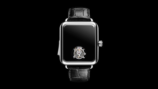 Mekanik saat Swiss Alp Watch Concept Black