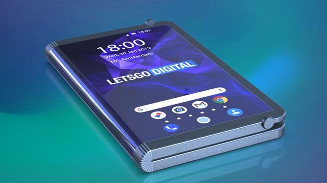 Samsung katlanabilir akıllı telefon