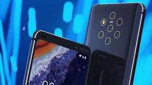 Beş arka kameralı Nokia 9 PureView