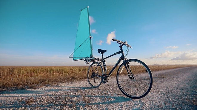 Bisiklet yelken CycleWing Kickstarter