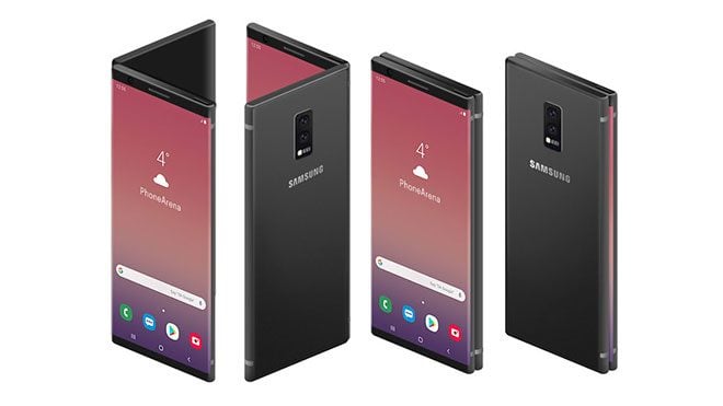 Samsung katlanabilir akıllı telefon
