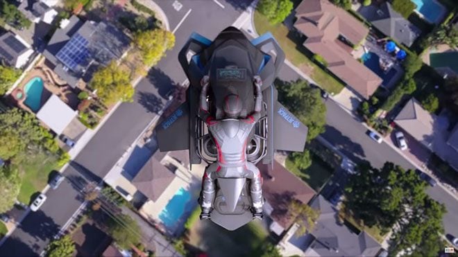 The Speeder: Jetpack Aviation uçan motosiklet