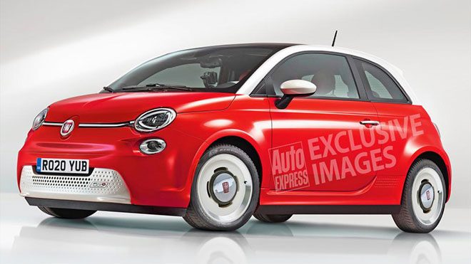 Tamamen elektrikli Fiat 500 EV