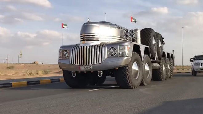 Dünyanın en büyük SUV modeli Dhabiyan 24 ton ağırlığında! - LOG