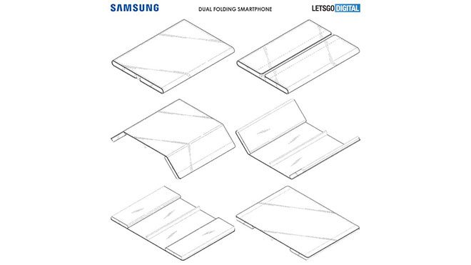 Samsung katlanabilir akıllı telefon