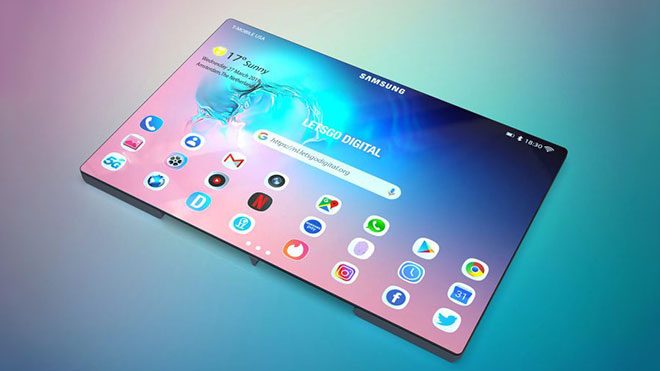 Samsung katlanabilir akıllı telefon