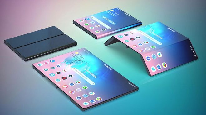 Samsung katlanabilir akıllı telefon