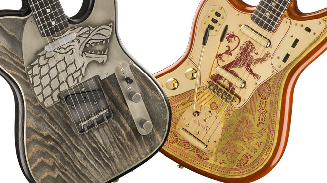 Game of Thrones 8. sezon şerefine üretilen Fender gitarlar