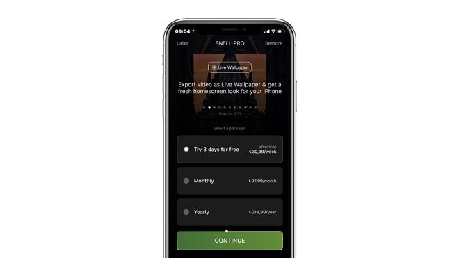 Instagram fotoğraf ve filtre uygulaması Snell