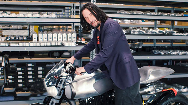 Keanu Reeves motosiklet