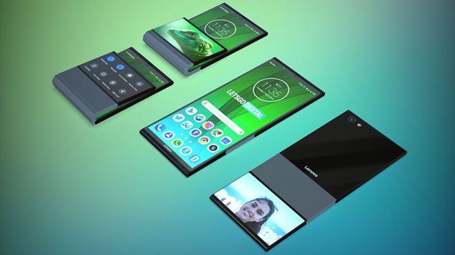Lenovo katlanabilir telefon
