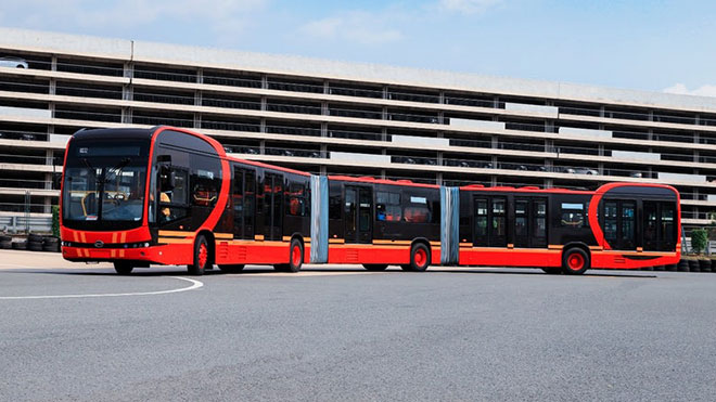 dünyanın en uzun elektrikli otobüs modeli dünyanın en uzun elektrikli otobüsü