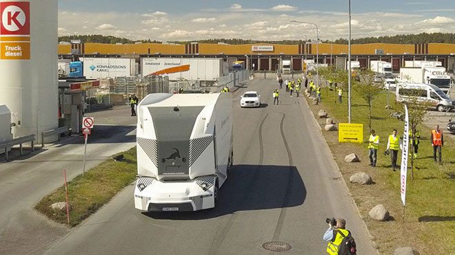 Einride sürücüsüz kamyon T-Pod