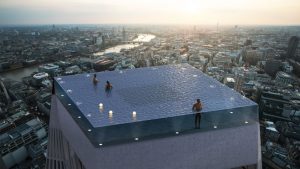 Londra da sıra dışı tatil noktası sonsuzluk havuzu