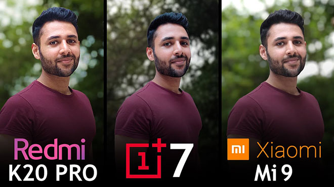 Xiaomi Redmi K20 Pro vs OnePlus 7 vs Xiaomi Mi 9