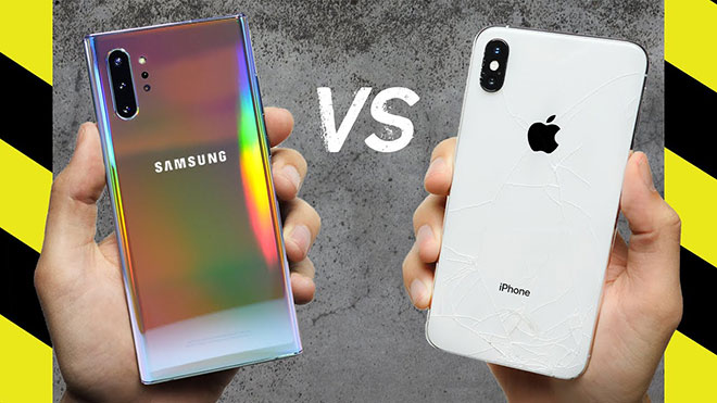 Samsung Galaxy Note 10 Plus vs Apple iPhone Xs Max