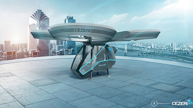 milli uçan araç CEZERi